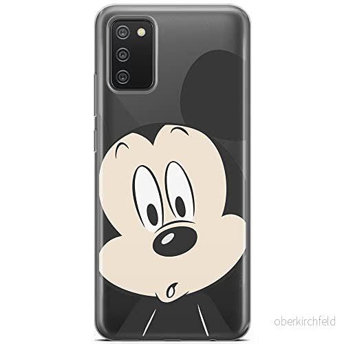 ERT GROUP mobiltelefonfodral för Samsung A02S originalt och officiellt licensierat Disney mönster Mickey 019 optimalt anpassad till formen på mobiltelefonen, gedeeltelijk transparant 5903040224311