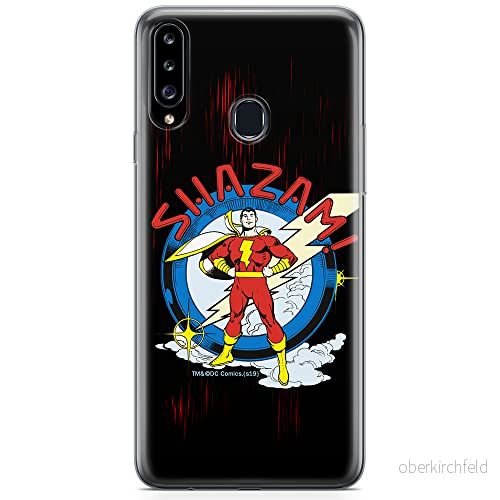 ERT GROUP mobiltelefonfodral för Samsung A20S originalt och officiellt licensierat DC mönster Shazam 003 optimalt anpassad till formen på mobiltelefonen, fodral tillverkad av TPU plast 5904805443190