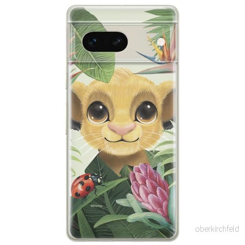 ERT GROUP mobiltelefonfodral för Google PIXEL 7 originalt och officiellt licensierat Disney mönster Simba & Friends 002 optimalt anpassad till formen på mobiltelefonen, gedeeltelijk transparant 5905795141110
