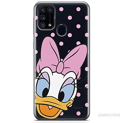ERT GROUP mobiltelefonfodral för Samsung M31 originalt och officiellt licensierat Disney mönster Daisy 004 optimalt anpassad till formen på mobiltelefonen, gedeeltelijk transparant 5904805475153