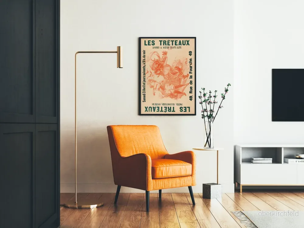 Vintageposter Les Tréteaux - Aktuella scener och teaterpoesi - Bild 2