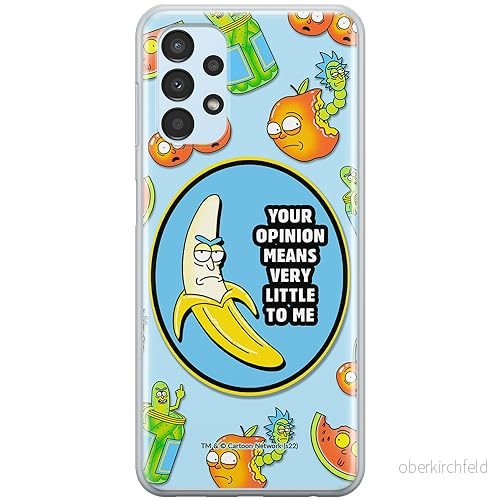 ERT GROUP mobiltelefonfodral för Samsung A13 4G originalt och officiellt licensierat Rick and Morty mönster & 009 anpassad till formen på mobiltelefonen, fodral tillverkad av TPU plast 5905511127848