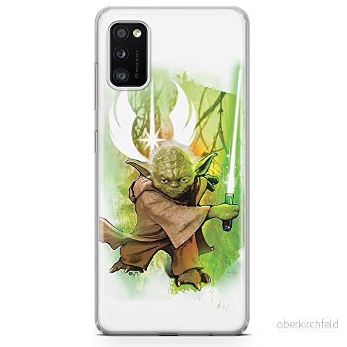 ERT GROUP mobiltelefonfodral för Samsung A41 originalt och officiellt licensierat Star Wars mönster Yoda 005 optimalt anpassad till formen på mobiltelefonen, fodral tillverkad av TPU plast 5903537526195
