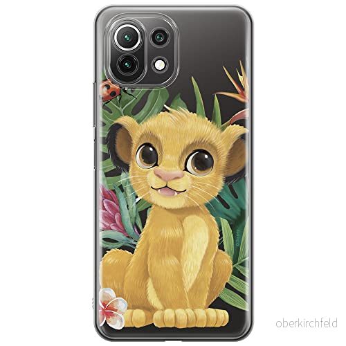ERT GROUP mobiltelefonfodral för Xiaomi 11 LITE 4G/5G originalt och officiellt licensierat Disney mönster Simba & Friends 004, gedeeltelijk transparant 5903932727821