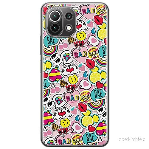 ERT GROUP mobiltelefonfodral för Xiaomi 11 LITE 4G/5G originalt och officiellt licensierat Disney mönster Mickey & Minnie 014, fodral tillverkad av TPU plast 5903932698602