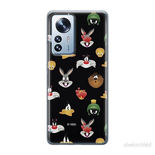 ERT GROUP mobiltelefonfodral för Xiaomi 12 / 12X originalt och officiellt licensierat Looney Tunes mönster 007 optimalt anpassad till formen på mobiltelefonen, fodral tillverkad av TPU plast 5905511484286