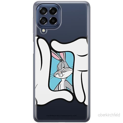 ERT GROUP mobiltelefonfodral för Samsung M33 5G originalt och officiellt licensierat Looney Tunes mönster Bugs 025 optimalt anpassad till formen på mobiltelefonen, gedeeltelijk transparant 5905795091484