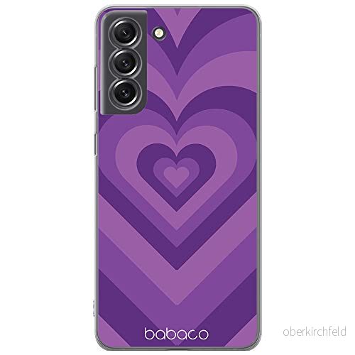 ERT GROUP mobiltelefonfodral för Samsung S21 FE originalt och officiellt licensierat Babaco mönster Hearts 007 optimalt anpassad till formen på mobiltelefonen, fodral tillverkad av TPU plast 5904805674105