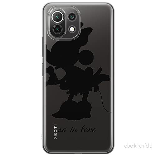 ERT GROUP mobiltelefonfodral för Xiaomi 11 LITE 4G/5G originalt och officiellt licensierat Disney mönster Minnie 002, gedeeltelijk transparant 5903932727524