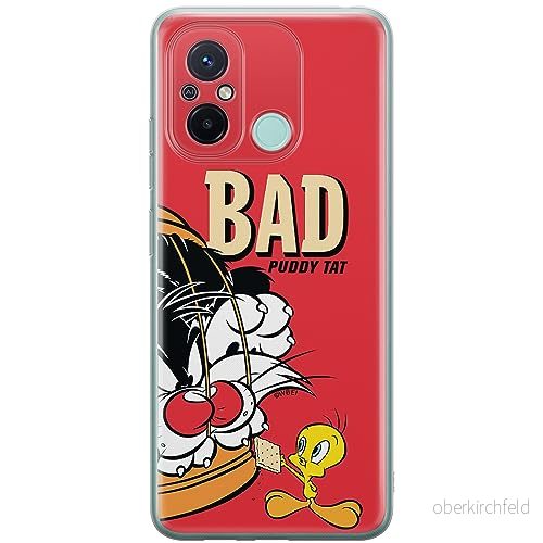ERT GROUP mobiltelefonfodral för Xiaomi REDMI 12C/ 11A originalt och officiellt licensierat Looney Tunes mönster Sylvester & Tweety 003, fodral tillverkad av TPU plast 5905511856489