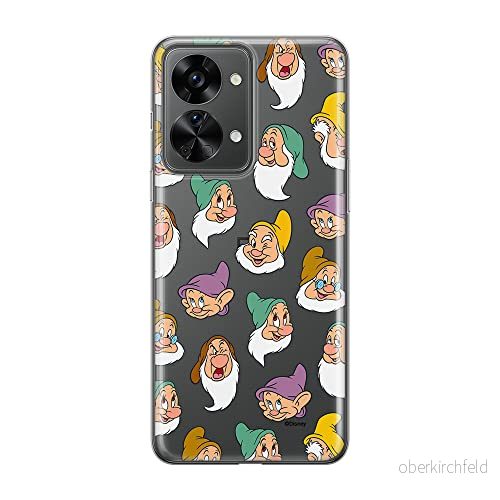 ERT GROUP mobiltelefonfodral för Oneplus NORD 2T 5G originalt och officiellt licensierat Disney mönster Snow White and The Seven Dwarfs 015, gedeeltelijk transparant 5905511277161