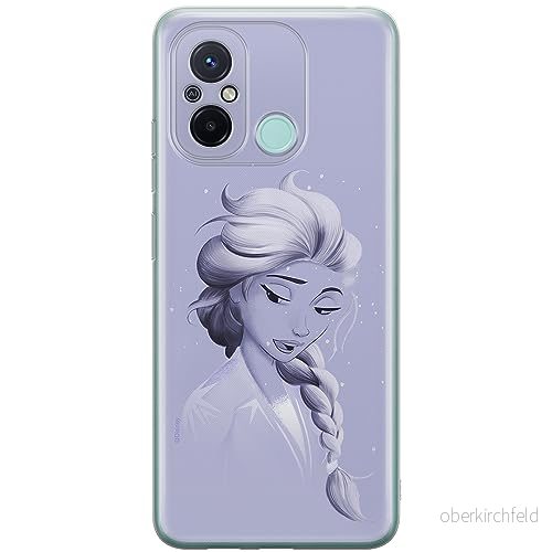 ERT GROUP mobiltelefonfodral för Xiaomi REDMI 12C/ 11A originalt och officiellt licensierat Disney mönster Elsa 013 anpassad till formen på mobiltelefonen, fodral tillverkad av TPU plast 5905511838645