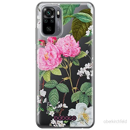ERT GROUP mobiltelefonfodral för Xiaomi REDMI NOTE 10/ 10S originalt och officiellt licensierat Babaco mönster Flowers 037 optimalt anpassad till formen på mobiltelefonen, gedeeltelijk transparant 5905131299628