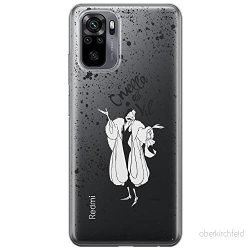 ERT GROUP mobiltelefonfodral för Xiaomi REDMI NOTE 10/ 10S originalt och officiellt licensierat Disney mönster Cruella 001 optimalt anpassad till formen på mobiltelefonen, gedeeltelijk transparant 5903537191027