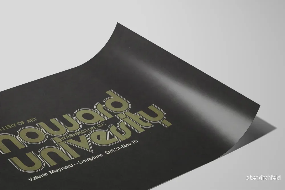 Utställningsposter för skulptur av Valerie Maynard vid Howard University - Bild 2
