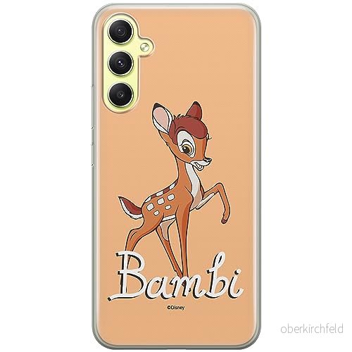 ERT GROUP mobiltelefonfodral för Samsung A34 5G originalt och officiellt licensierat Disney mönster Bambi 013 optimalt anpassad till formen på mobiltelefonen, fodral tillverkad av TPU plast 5905511779078