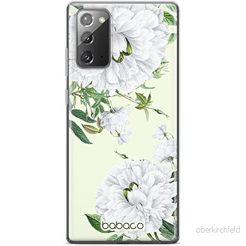 ERT GROUP mobiltelefonfodral för Samsung GALAXY NOTE 20 originalt och officiellt licensierat Babaco mönster Flowers 047 optimalt anpassad till formen på mobiltelefonen, fodral tillverkad av TPU plast 5905131335173
