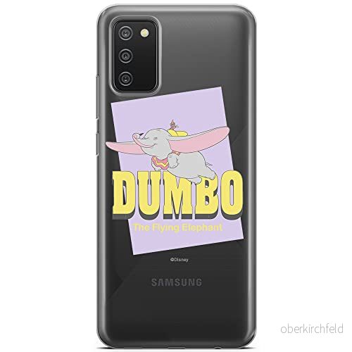 ERT GROUP mobiltelefonfodral för Samsung A02S originalt och officiellt licensierat Disney mönster Dumbo 005 optimalt anpassad till formen på mobiltelefonen, gedeeltelijk transparant 5903040223512