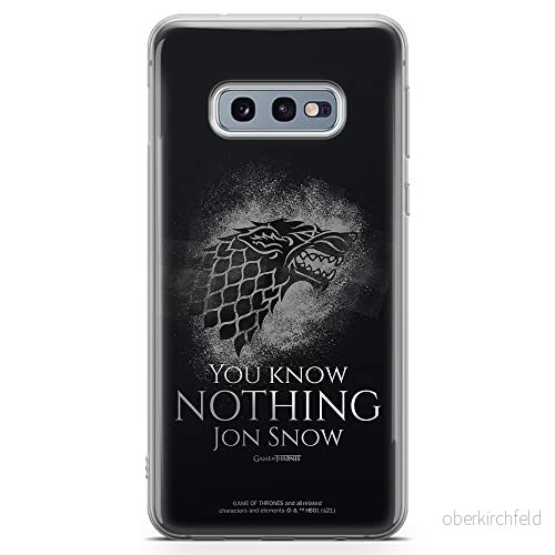 ERT GROUP mobiltelefonfodral för Samsung S10e originalt och officiellt licensierat Game od Thrones mönster of 020 anpassad till formen på mobiltelefonen, fodral tillverkad av TPU plast 5903932693584
