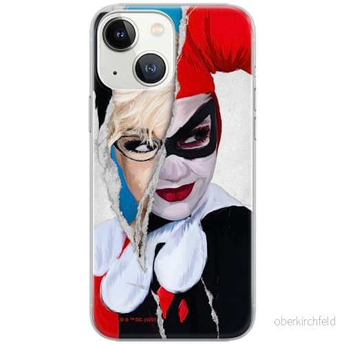 ERT GROUP mobiltelefonfodral för Iphone 13 MINI originalt och officiellt licensierat DC mönster Harley Quinn 007 optimalt anpassad till formen på mobiltelefonen, fodral tillverkad av TPU plast 5905131565099