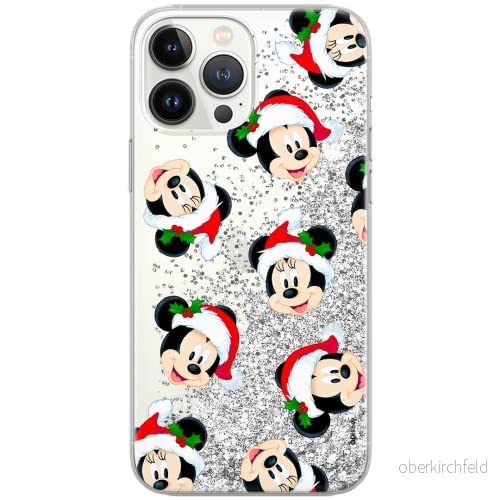 ERT GROUP mobiltelefonfodral för Apple Iphone 11 PRO originalt och officiellt licensierat Disney mönster Mickey & Minnie 016 Vit anpassad till formen på mobiltelefonen, med glitter overflow effekt 5903932089530
