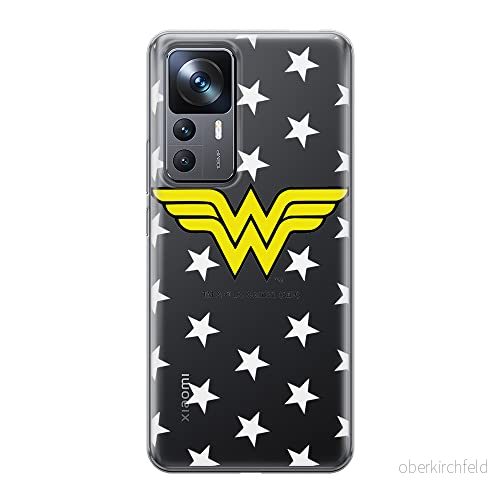 ERT GROUP mobiltelefonfodral för Xiaomi 12T/12T pro/K50 Ultra originalt och officiellt licensierat DC mönster Wonder Woman 006 optimalt anpassad till formen på mobiltelefonen, gedeeltelijk transparant 5905511577841