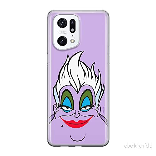 ERT GROUP mobiltelefonfodral för Oppo FIND X5 PRO originalt och officiellt licensierat Disney mönster Ursula 002 optimalt anpassad till formen på mobiltelefonen, fodral tillverkad av TPU plast 5905511402945
