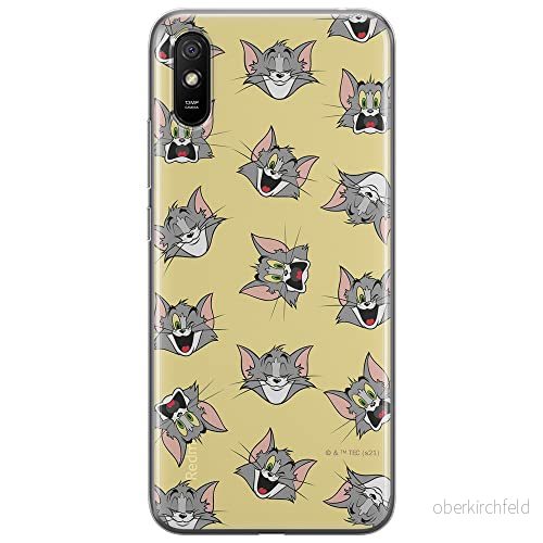 ERT GROUP mobiltelefonfodral för Xiaomi REDMI 9A originalt och officiellt licensierat Tom and Jerry mönster 007 optimalt anpassad till formen på mobiltelefonen, fodral tillverkad av TPU plast 5904805255496