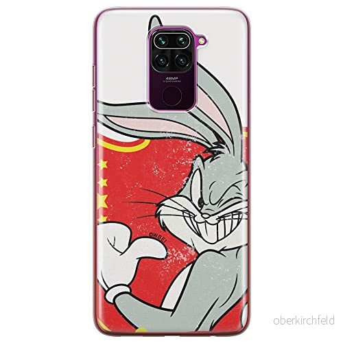 ERT GROUP mobiltelefonfodral för Xiaomi REDMI NOTE 9 originalt och officiellt licensierat Looney Tunes mönster Bugs 010 optimalt anpassad till formen på mobiltelefonen, fodral tillverkad av TPU plast 5903040331989