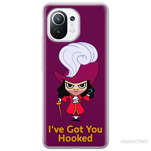 ERT GROUP mobiltelefonfodral för Xiaomi 11 originalt och officiellt licensierat Disney mönster James Hook 001 optimalt anpassad till formen på mobiltelefonen, fodral tillverkad av TPU plast 5905131450807