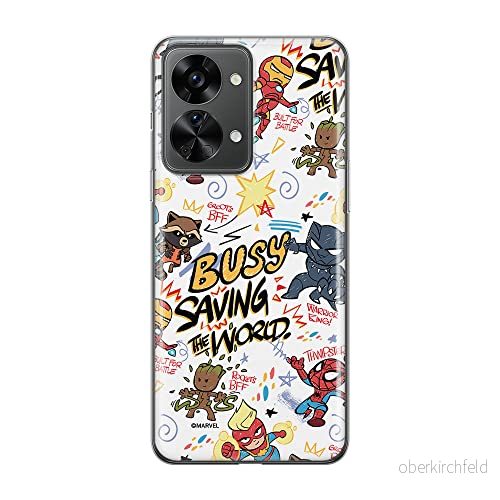 ERT GROUP mobiltelefonfodral för Oneplus NORD 2T 5G originalt och officiellt licensierat Marvel mönster Avengers 026 optimalt anpassad till formen på mobiltelefonen, fodral tillverkad av TPU plast 5905511272623