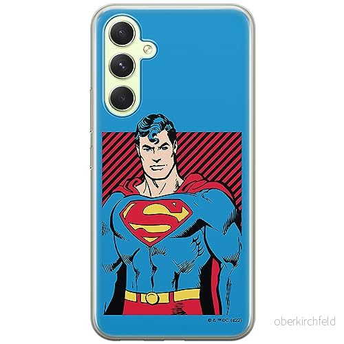 ERT GROUP mobiltelefonfodral för Samsung A54 5G originalt och officiellt licensierat DC mönster Superman 029 optimalt anpassad till formen på mobiltelefonen, fodral tillverkad av TPU plast 5905511811808