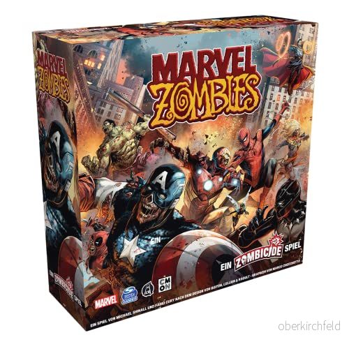 CMON Marvel Zombies ett zombicidspel kännarspel Dungeon Crawler 16 spelare Från 14+ år 60 minuter tyska 4015566604667