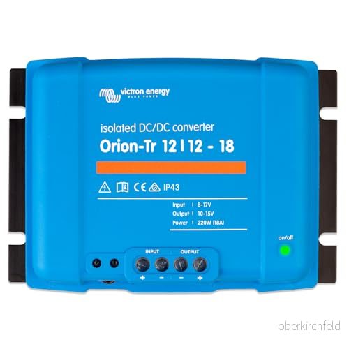 Victron Energy Orion Tr 12/12 18A 220 W inverter til biler (ORI121222110) 8719076035237