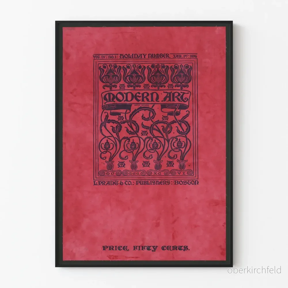 Vintage modern konst semesternummer poster Vintage modern konst semesternummer poster