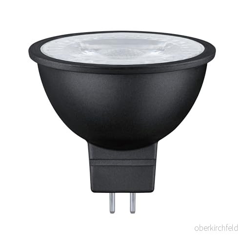 Paulmann 29106 Standard 12 V 3 stegsdimmer LED Reflektor GU5,3 445 lm 6 W 4000 K Dimbar Matt svart Ljuskälla 4000870291061