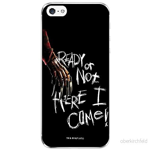 ERT GROUP mobiltelefonfodral för Iphone 5/5S/SE originalt och officiellt licensierat Horror mönster Nightmare of Elm Street 001 anpassad till formen på mobiltelefonen, fodral tillverkad av TPU plast 5905511069261