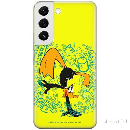 ERT GROUP mobiltelefonfodral för Samsung S22 PLUS originalt och officiellt licensierat Looney Tunes mönster Duffy 003 optimalt anpassad till formen på mobiltelefonen, fodral tillverkad av TPU plast 5905795131302