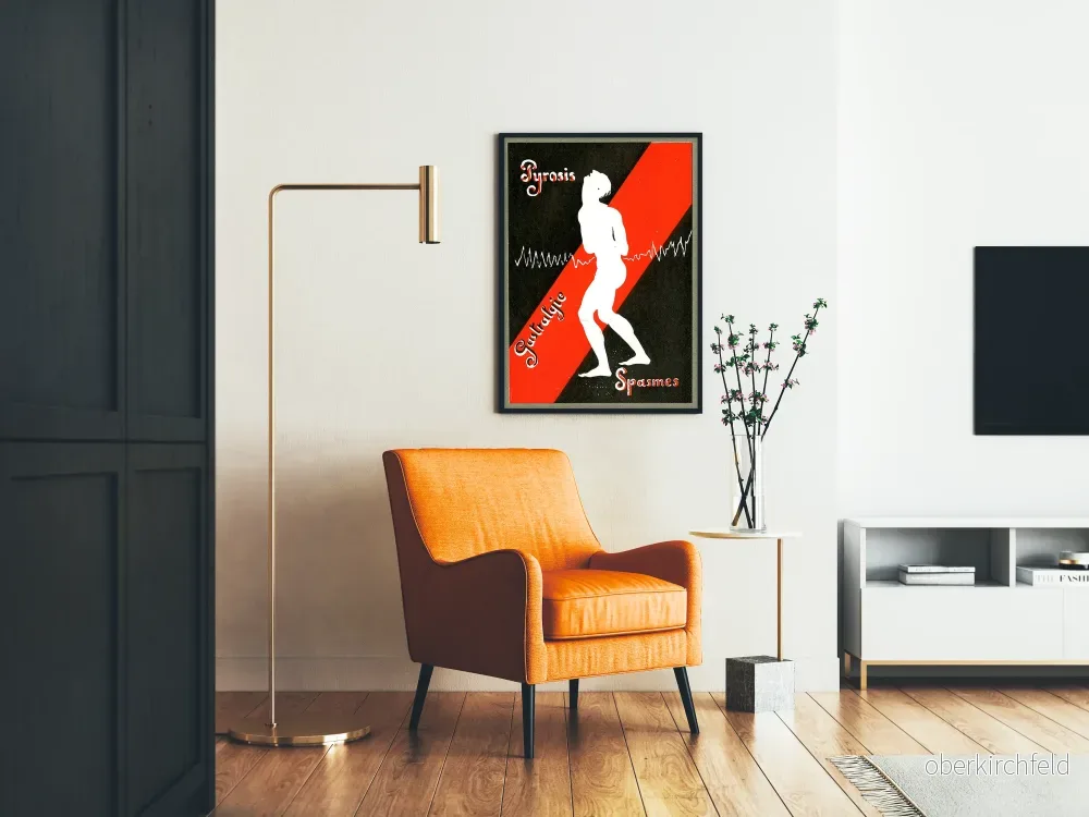 Dekorativ poster Pyrosis Gastralgier Spasmer vintage - Bild 2