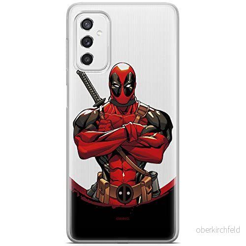 ERT GROUP mobiltelefonfodral för Samsung M52 5G originalt och officiellt licensierat Marvel mönster Deadpool 006 optimalt anpassad till formen på mobiltelefonen, gedeeltelijk transparant 5904805496011