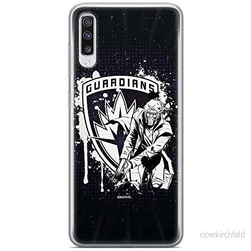 ERT GROUP mobiltelefonfodral för Samsung A70 originalt och officiellt licensierat Marvel mönster Star Lord 002 Vit optimalt anpassad till formen på mobiltelefonen, fodral tillverkad av TPU plast 5902980414561