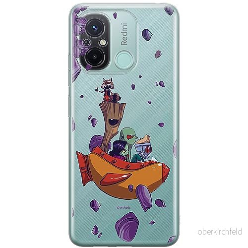 ERT GROUP mobiltelefonfodral för Xiaomi REDMI 12C/ 11A originalt och officiellt licensierat Marvel mönster Guardians of the Galaxy 010, gedeeltelijk transparant 5905511854102