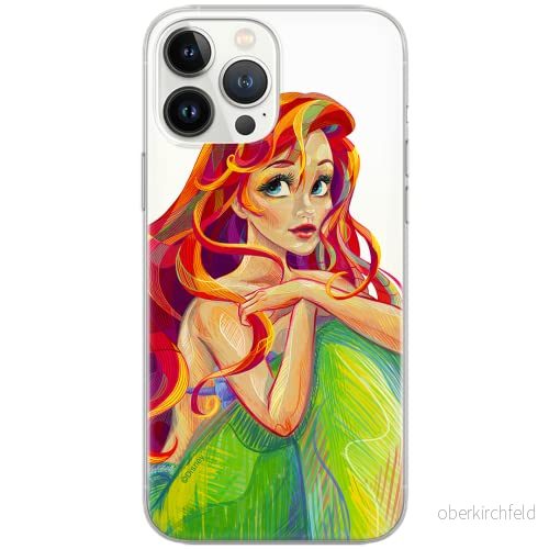 ERT GROUP mobiltelefonfodral för Apple Iphone 6/6S originalt och officiellt licensierat Disney mönster Ariel 004 Vit optimalt anpassad till formen på mobiltelefonen, gedeeltelijk transparant 5902980563221