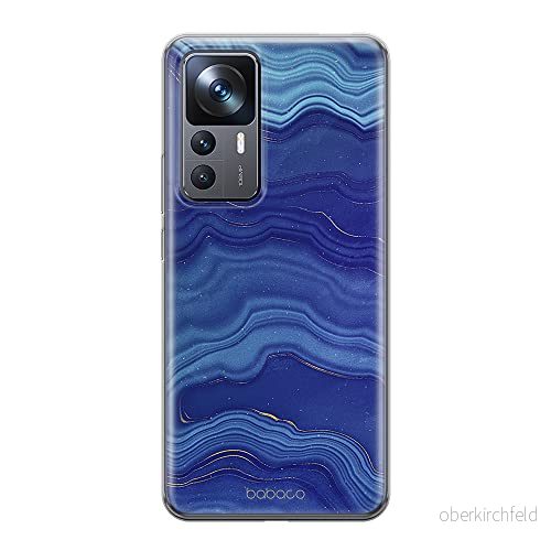 ERT GROUP mobiltelefonfodral för Xiaomi 12T/12T pro/K50 Ultra originalt och officiellt licensierat Babaco mönster Marble 003 anpassad till formen på mobiltelefonen, fodral tillverkad av TPU plast 5905511582876