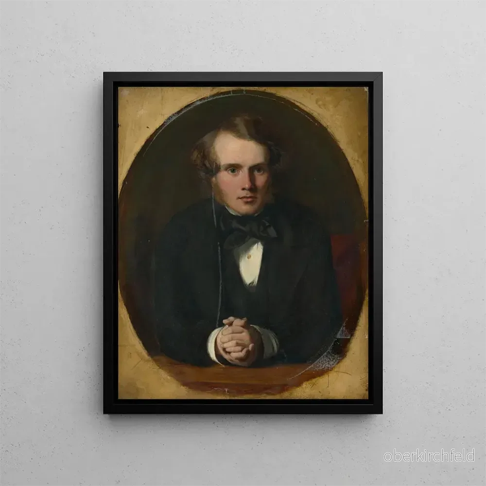 Målning porträtt av William Powell Frith – Augustus Leopold Egg | Konsttryck