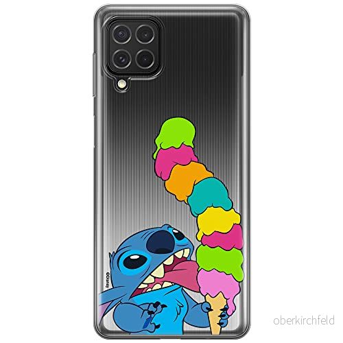 ERT GROUP mobiltelefonfodral för Samsung F62 / M62 originalt och officiellt licensierat Disney mönster Stitch 015 optimalt anpassad till formen på mobiltelefonen, gedeeltelijk transparant 5905131214324