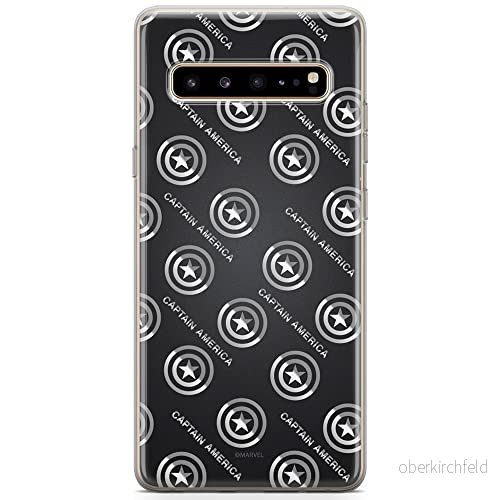 ERT GROUP Mobiltelefonskal för Samsung S10 5G original och officiellt licenserat Marvel mönster Captain America 012 optimalt anpassat till mobiltelefonens form, TPU fodral 5904805500534