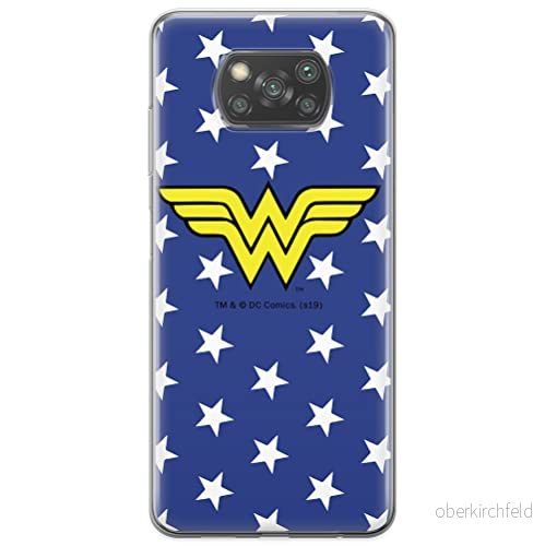 ERT GROUP mobiltelefonfodral för Xiaomi POCOPHONE X3 originalt och officiellt licensierat DC mönster Wonder Woman 006 optimalt anpassad till formen på mobiltelefonen, fodral tillverkad av TPU plast 5903537125039