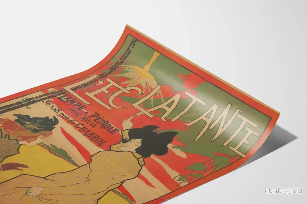 Vintageposter L’Éclatante - Retro väggdekoration konst - Bild 3