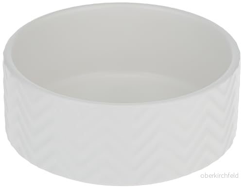 Trixie Ceramic Bowl dog 0.9 l/ø 16 cm white 4047974250242